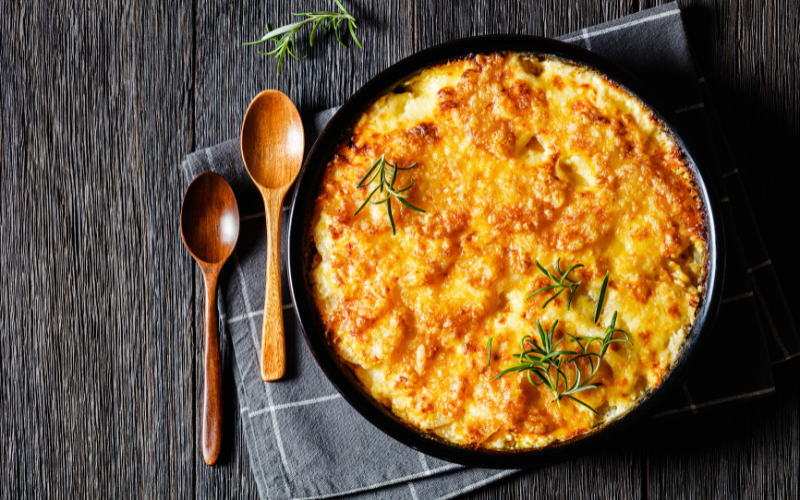 Gratin de légumes d’hiver au fromage