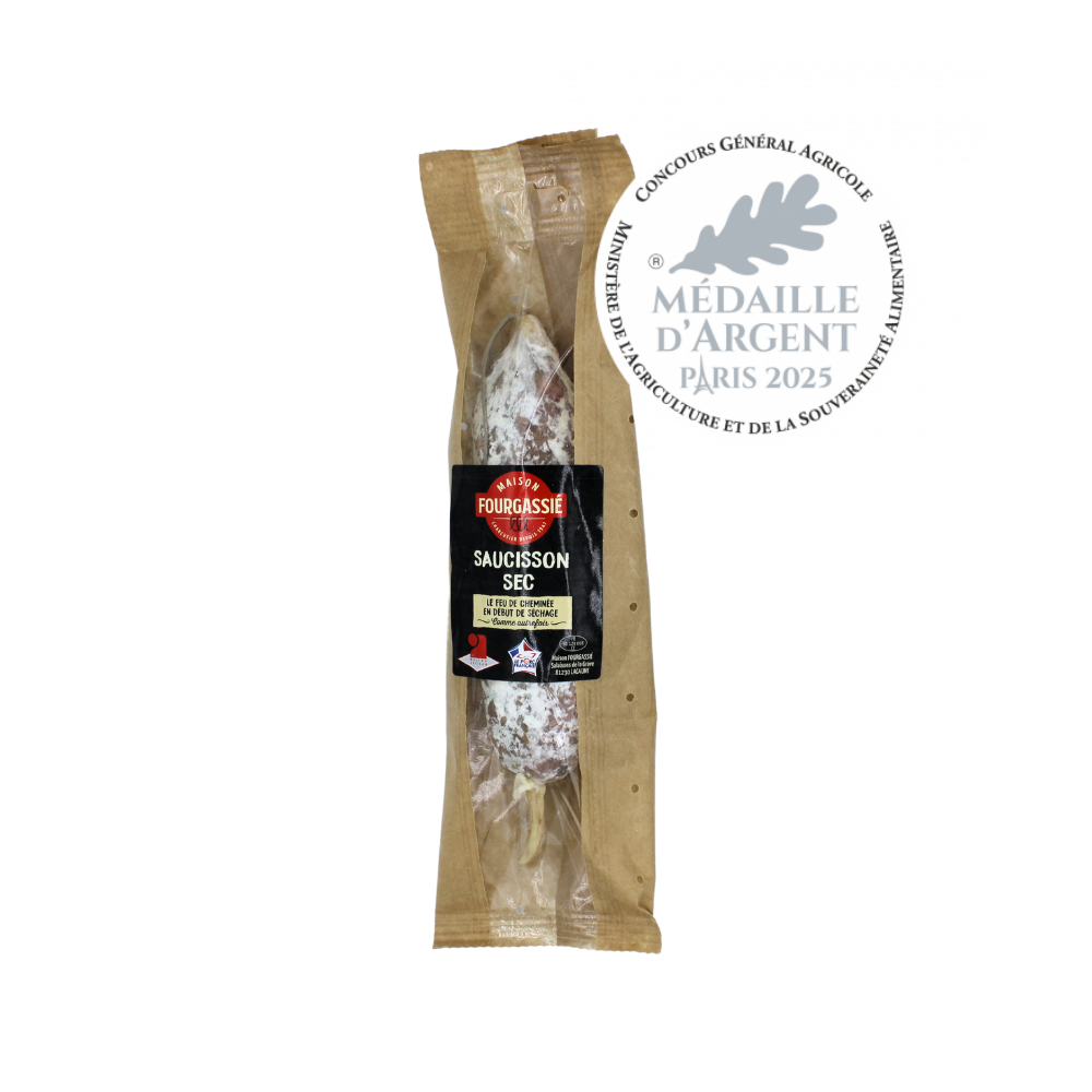 Saucisson sec de Lacaune médaillé