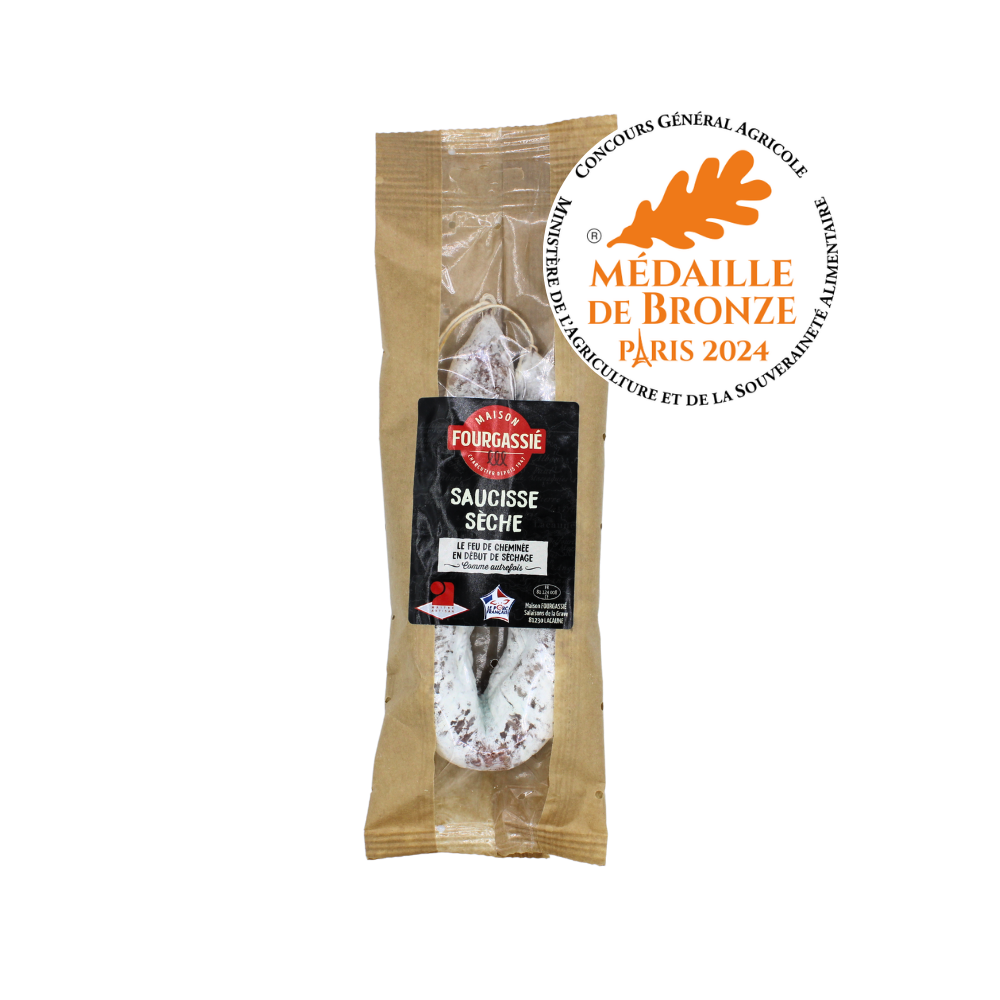 Saucisse sèche courbe médaillée